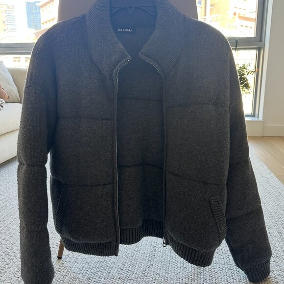 Naadam Merino Wool Cashmere Puffer Jacket - Picture 1 of 3
